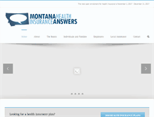 Tablet Screenshot of montanahealthanswers.com